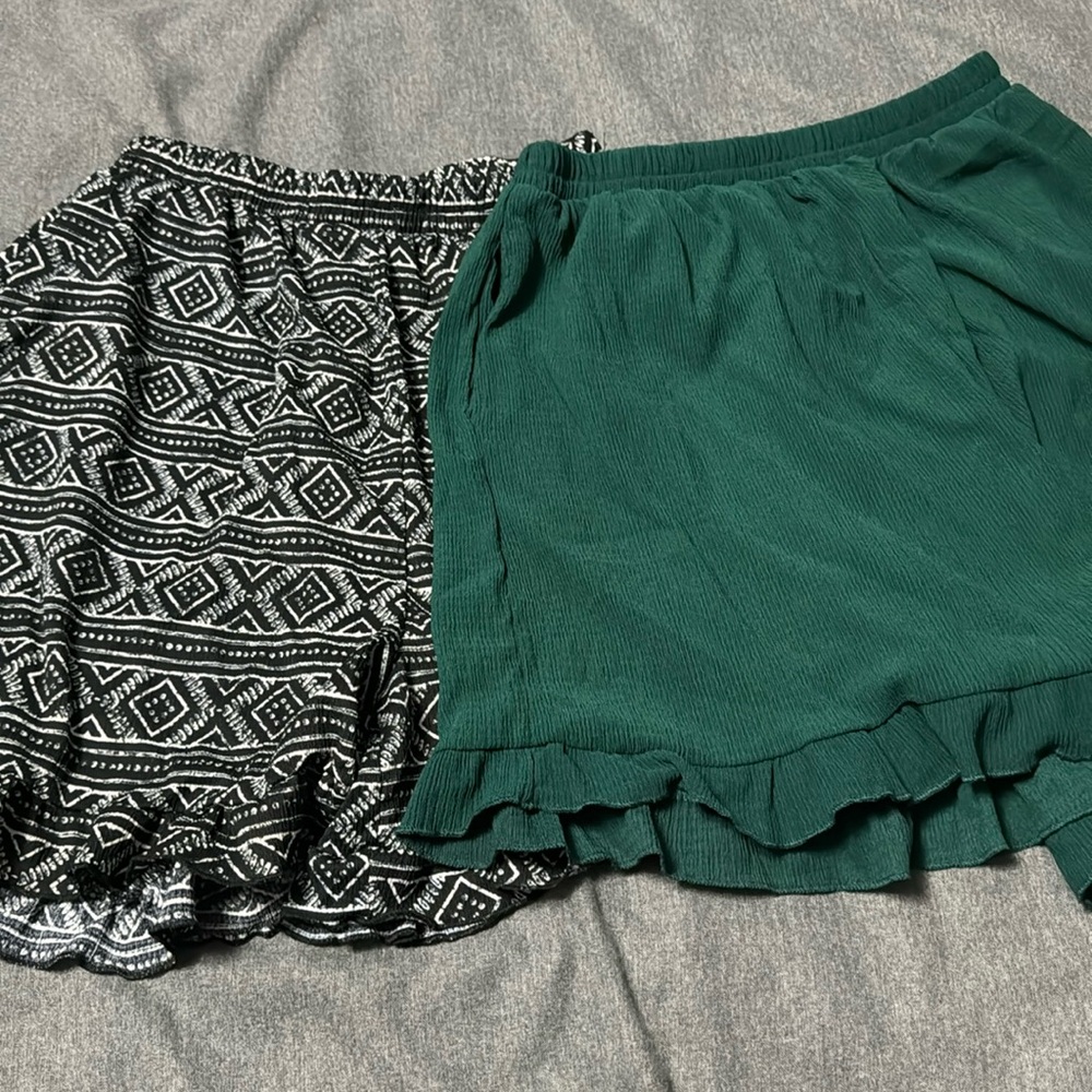 TWO pairs of LuLaRoe Jude shorts